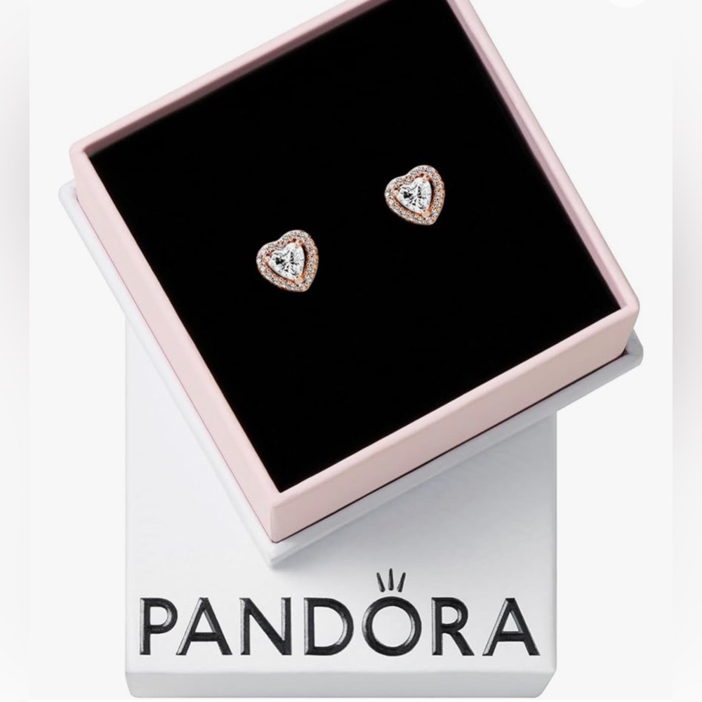 Elevated Heart Stud Earrings